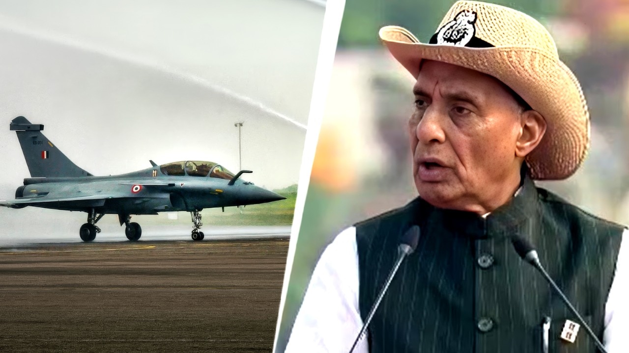 रक्षा मंत्री राजनाथ सिंह ने कहा कि ऑपरेशन सिंदूर जैसे अभियान और आत्मनिर्भरता की दिशा में बढ़ते कदम भारत के रक्षा क्षेत्र को सही दिशा में बढ़ा रहे हैं. (Photo: ITG)