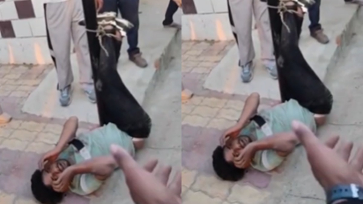 एटीएम में तोड़फोड़ का आरोप.(Photo: Screengrab)