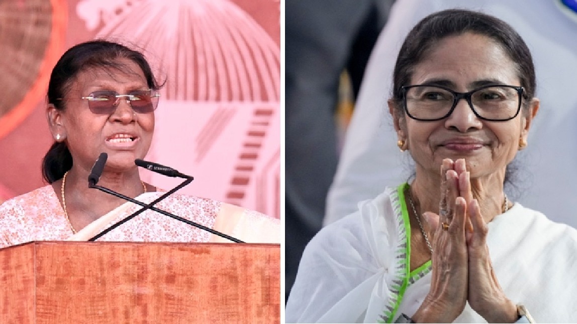 बंगाल में कार्यक्रम स्थल को लेकर नाराज हुईं राष्ट्रपति (Photo: Screengrab)