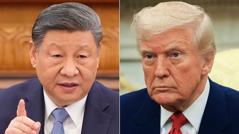 Xi Jinping and Donald Trump