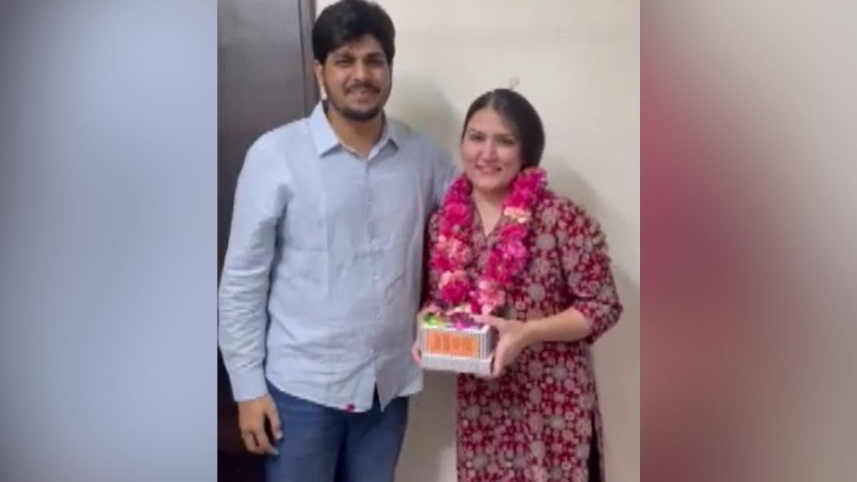 नागौर की डिंपल चौहान ने पूरा किया सपना. (Photo: Screengrab)