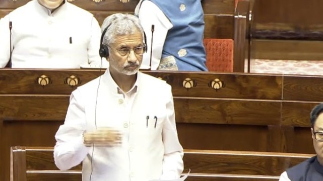 राज्यसभा में एस जयशंकर ने पश्चिमी एशिया के हालात पर बोला.