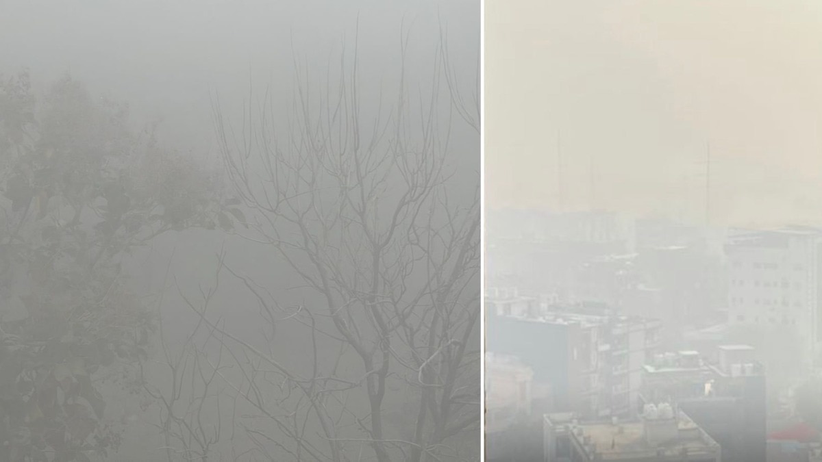 दिल्ली पर धूल भरी हवाओं का हुआ असर
