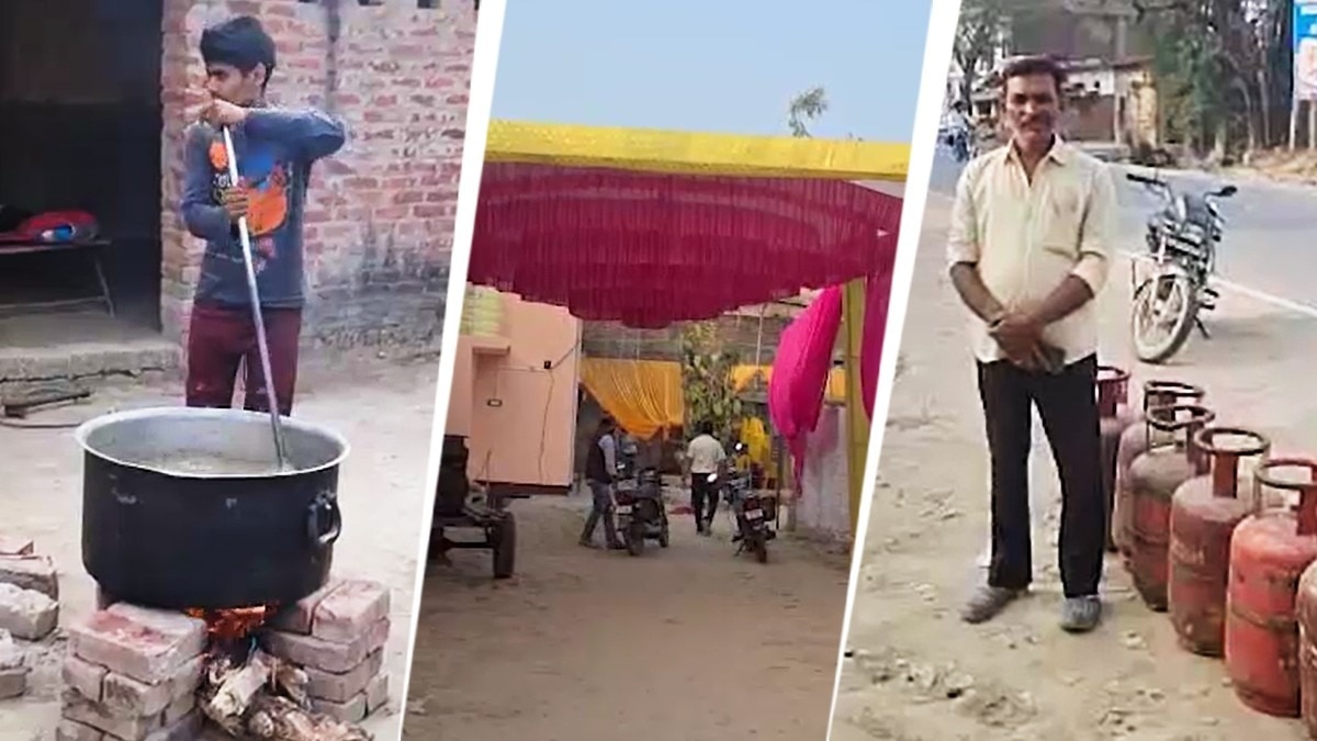 Father expresses his anguish at not being able to get a cylinder for his daughter's wedding