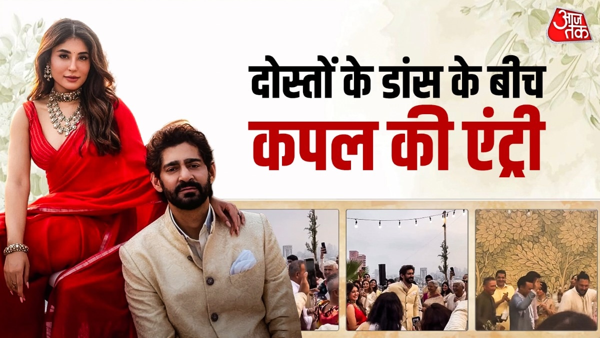 कृतिका और गौरव की शादी में युवराज सिंह, वीरेंद्र सहवाग, अजीत अगरकर और आशीष नेहरा ने जमकर डांस किया. (Photo: ITG)