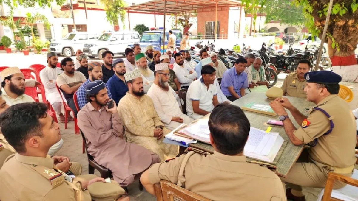 संभल के सीओ ने दी चेतावनी (Photo- ITG)