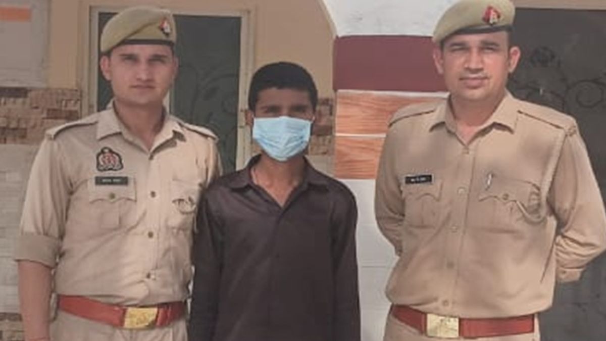 बिजनौर में आरोपी को किया गिरफ्तार. (Photo: ITG)