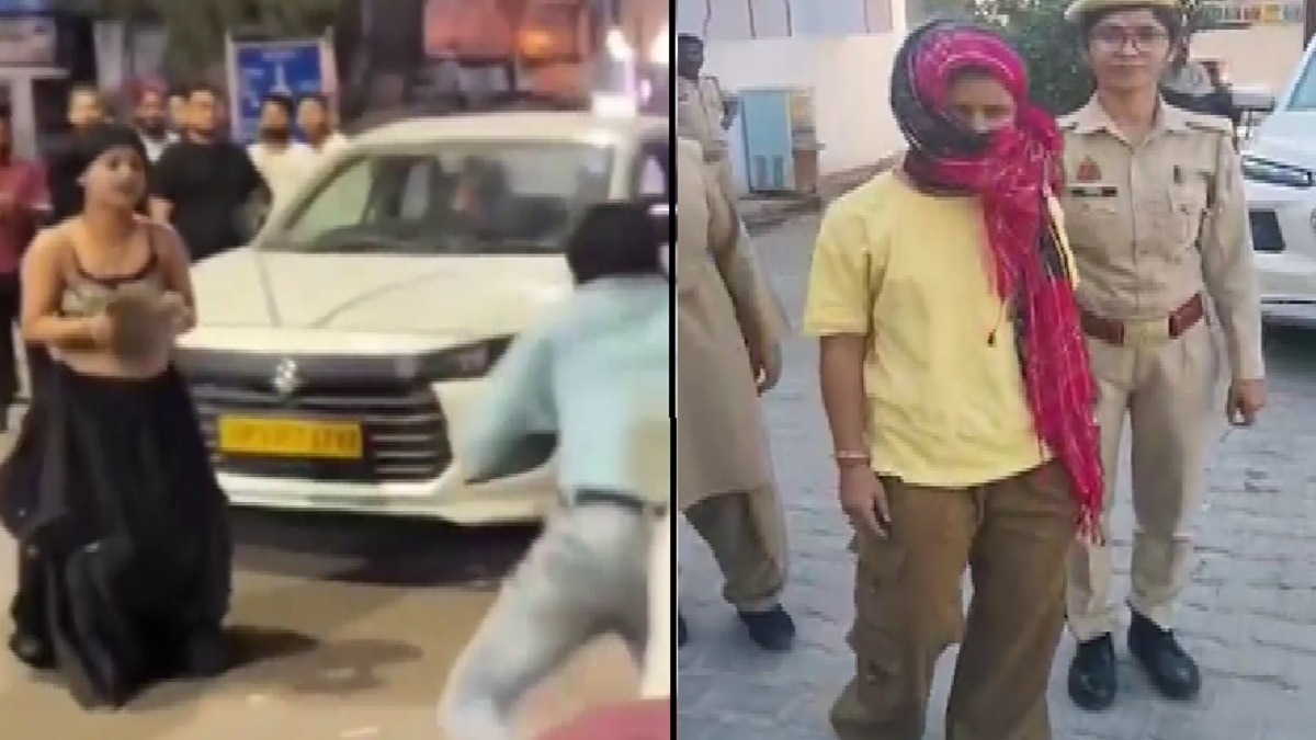 सड़क पर भिड़े दो युवक, पत्थर लिए उकसाती रही महिला (Photo: itg)