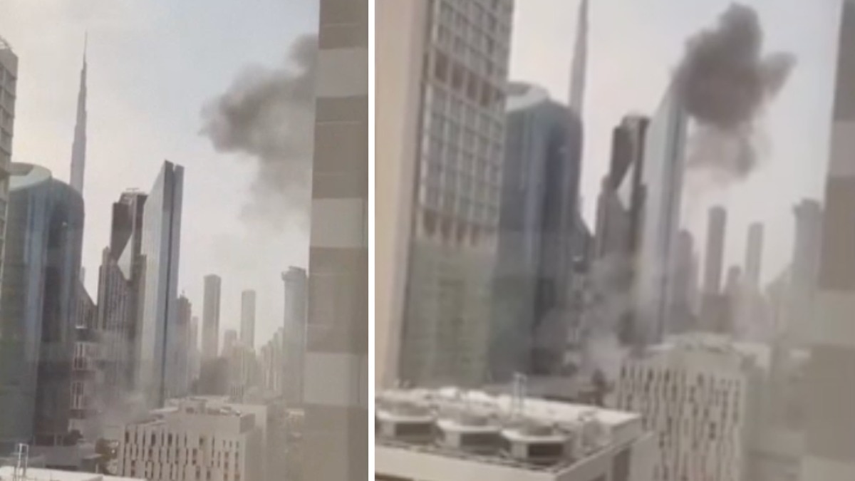 मिडिल ईस्ट युद्ध के बीच दुबई में धमाके के बाद पुलिस ने इलाके को घेरा (Photo: Reuters)