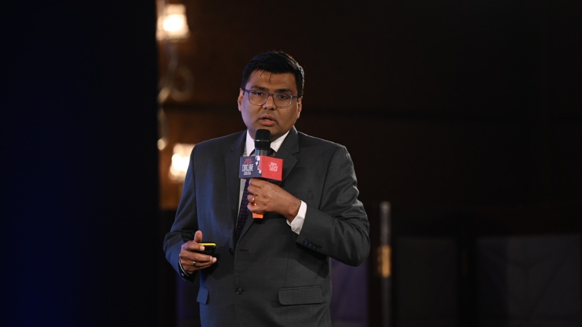 इंडिया टुडे कॉन्क्लेव 2026 में फिक्स्ड इनकम हेड अनुराग मित्तल ने शिरकत की, Photo Credits: Hardik Chhabra/India Today