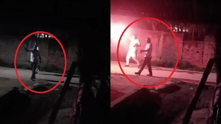 मुंगेर में बच्चों के विवाद में फायरिंग. (Photo: Screengrab)