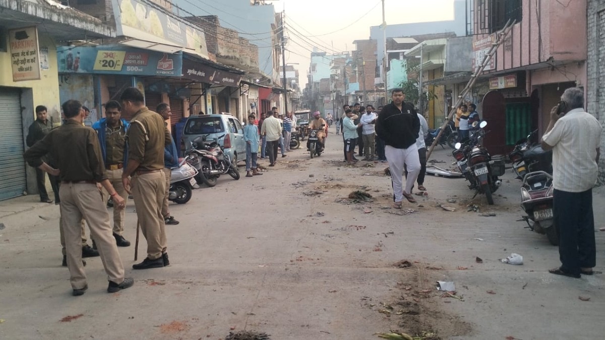 बिजनौर में RSS जिला कार्यवाह के घर हमला. (Photo: Sanjeev Sharma/ITG)