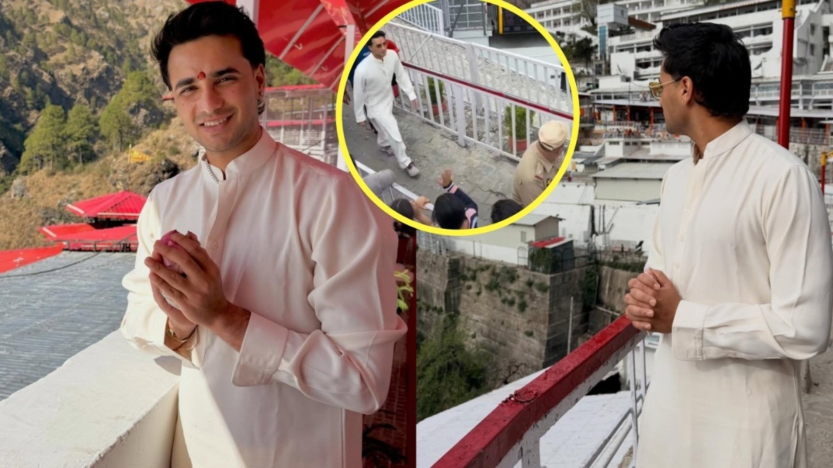 वैष्णों देवी पहुंचे क्रिकेटर अभिषेक शर्मा (Photo: Instagram@abhisheksharma)