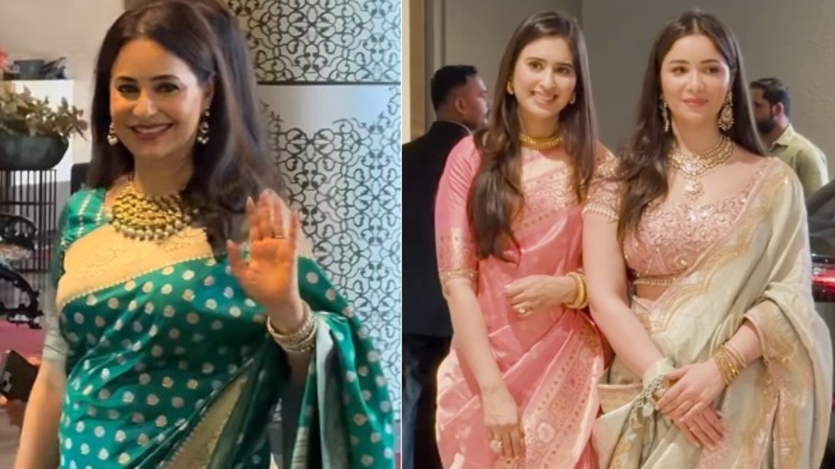  सचिन, अर्जुन, अंजलि और सारा तेंदुलकर शादी में पहुंचे (Photo:Instagram screegrab)