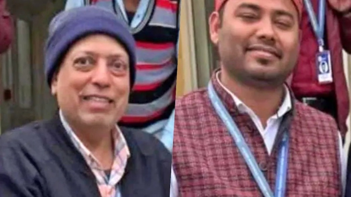 जीएम सुधीर गुप्ता और एजीएम हर्षित मिश्रा (File Photo)