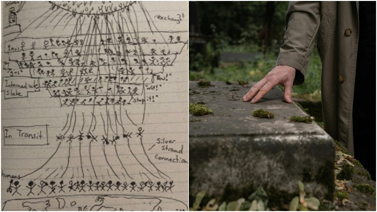 near death experience sketch, near death experience universe map