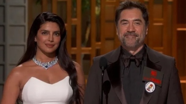  javier bardem chants free palestine