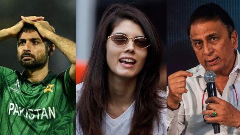 Abrah Ahmed, Kavya Maran and Sunil Gavaskar