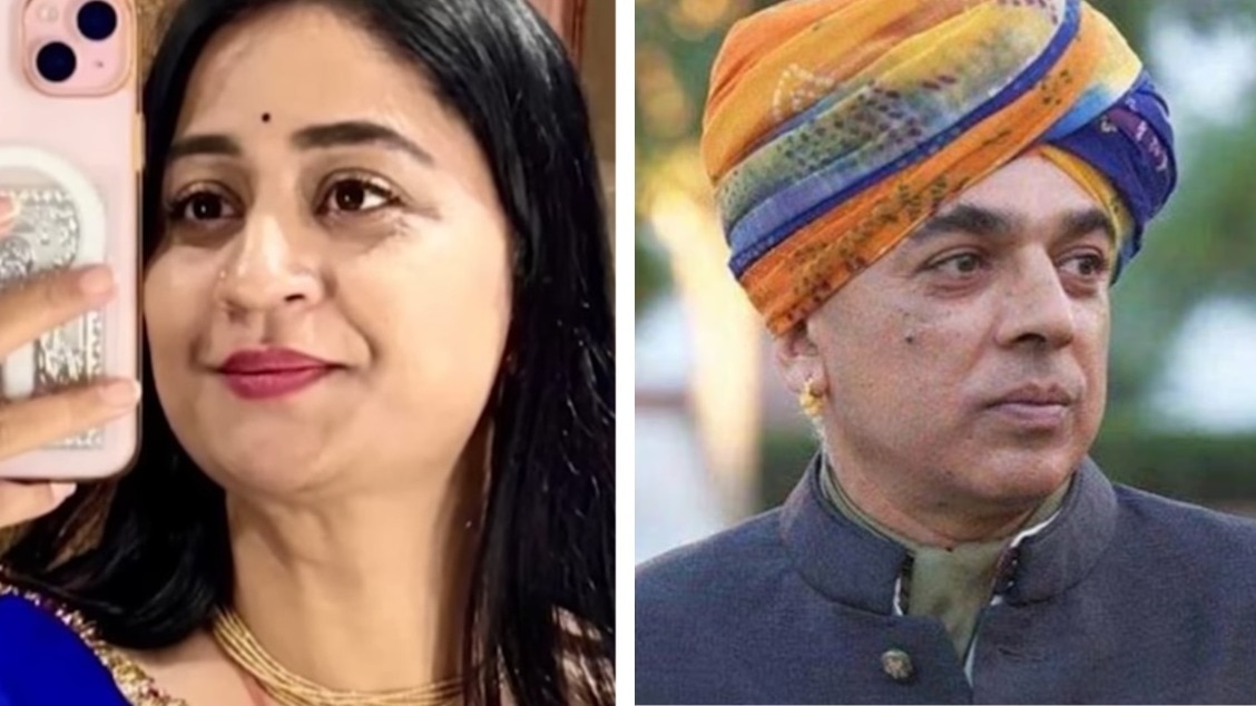 मानवेंद्र सिंह जसोल और नीरजा सिंह चारण. Photo ITG