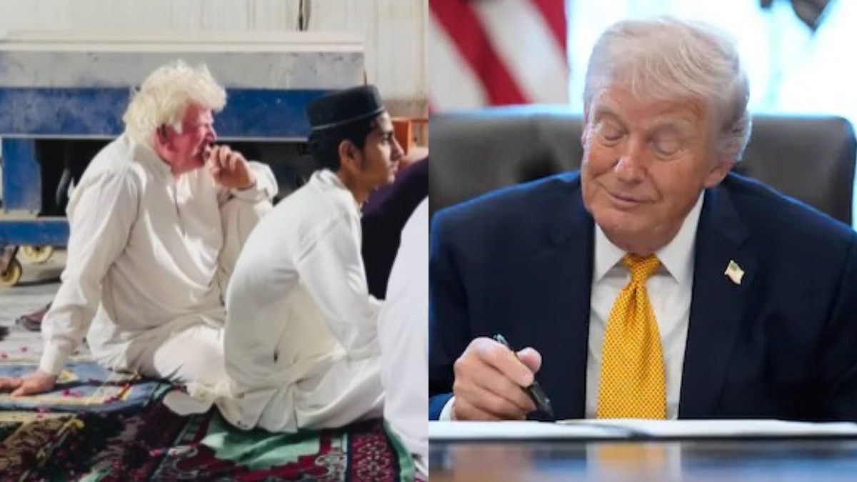 सलीम का यह अनोखा लुक एक मेडिकल कंडीशन की वजह से है (Photo:AP)