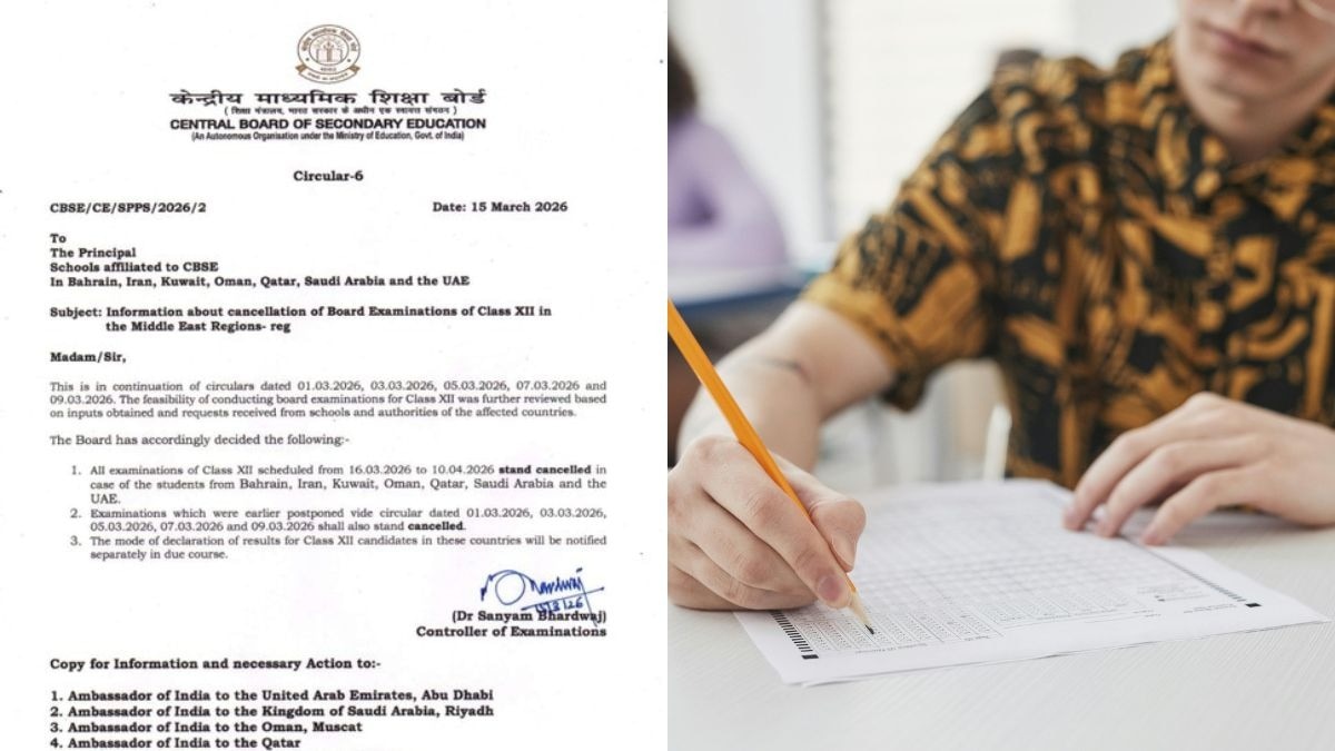 मिडिल ईस्ट में चल रहे युद्ध की वजह से  CBSE ने 8 देशों में बोर्ड परीक्षा रद्द कर दी है. (Photo: Pexels/x)
