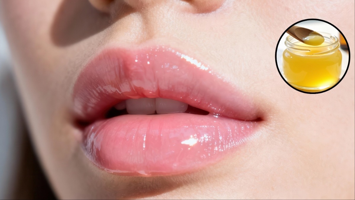 फटे होंठों से हैं परेशान? किचन में रखे घी से मिनटों में तैयार करें ये नेचुरल लिप बाम, होंठ बनेंगे सॉफ्ट और गुलाबी (Photo- Adobe Stock)