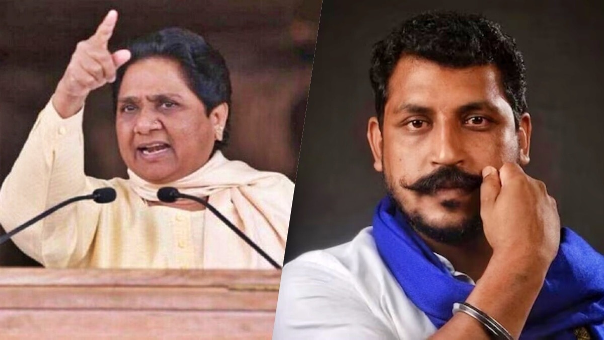 मायावती और चंद्रशेखर आजाद- फाइल फोटो