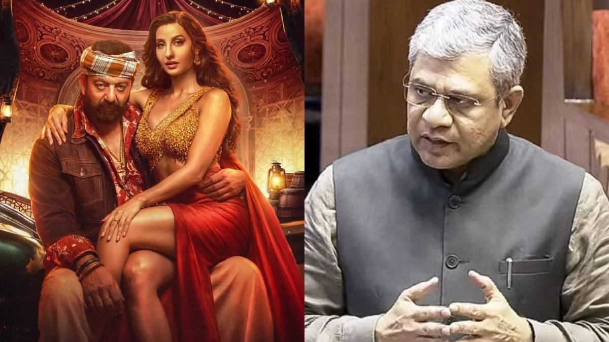 नोरा फतेही का विवादित गाना बैन (Photo: x/Sansad TV/@KvnProductions)