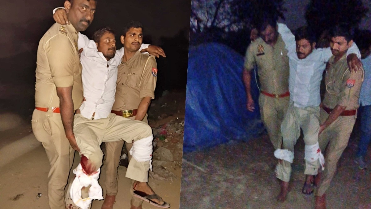 आरोपी गौरव प्रजापति का एनकाउंटर (Photo- ITG)