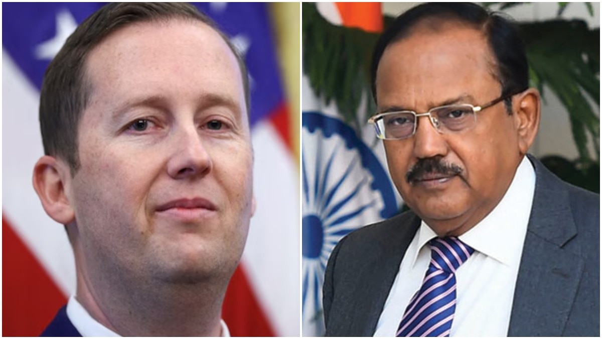 भारत में अमेरिका के राजदूत सर्जियो गोर ने राष्ट्रीय सुरक्षा सलाहकार अजित डोभाल के साथ बैठक की. (Photo: PTI)