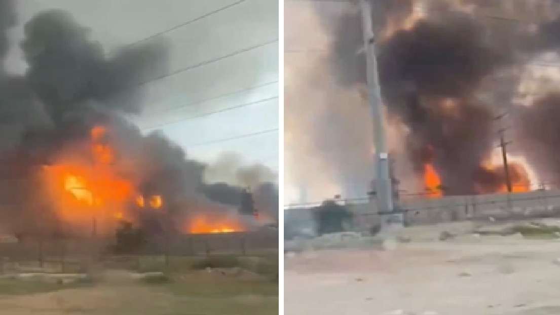 ईरान के पार्स गैस फील्ड पर हमला (Photo: Screengrab)