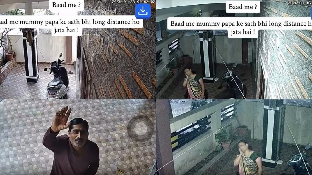 यह वीडियो लोगों को माता-पिता के सच्चे प्यार की याद दिला रहा है. ( Photo: Instagram/ @ shivani_shukla_msd)