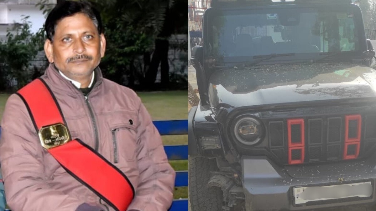 पुलिस ने थार को कब्जे में ली.(Photo: Siddhartha Gupta/ITG)