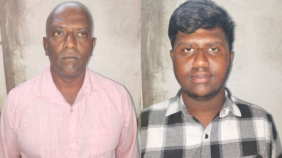 बाप-बेटा गिरफ्तार.(Photo: Sagay Raj/ITG)