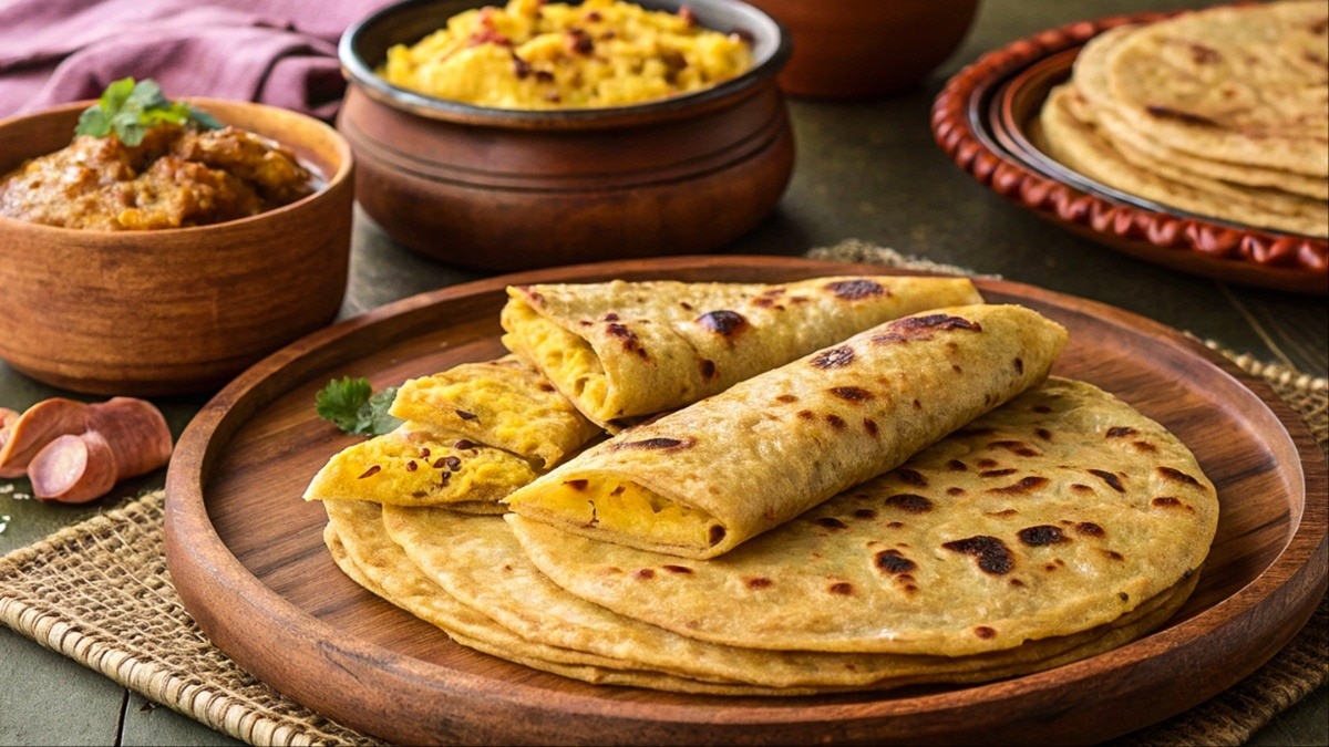 क्या आपने खाई है महाराष्ट्र की ये मीठी रोटी? लंच के लिए बेस्ट है पूरन पोली, जानें रेसिपी (Photo- adobe Stock)