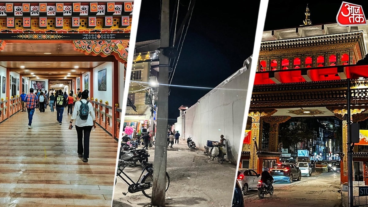 भारत और भूटान के बीच बॉर्डर की जगह सिर्फ एक नाम की दीवार है. (PHOTO:ITG)