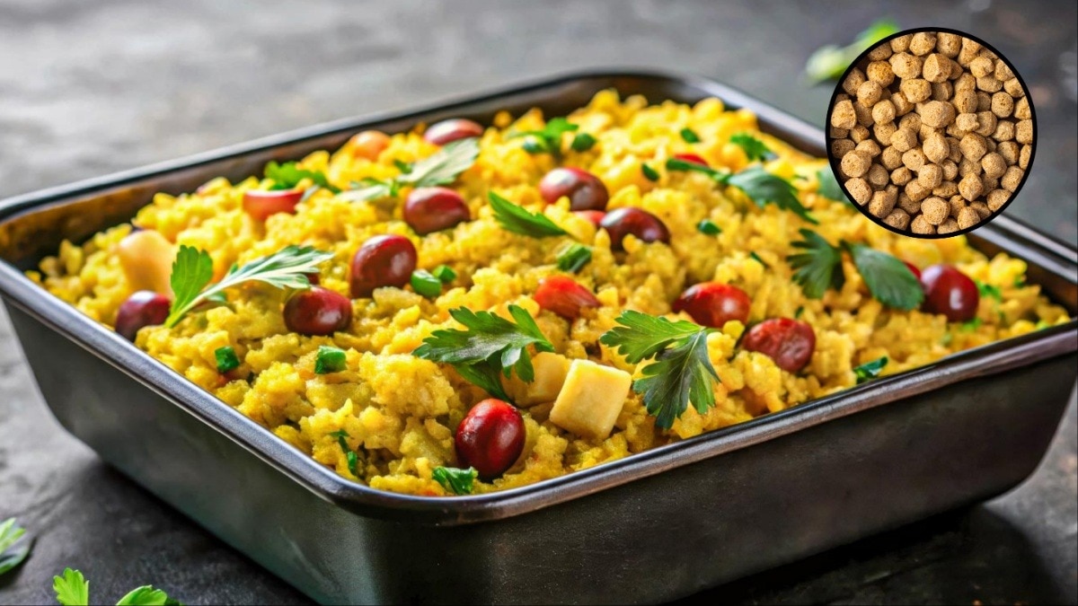 नाश्ते में ट्राई करें प्रोटीन से भरपूर चटपटा सोया पोहा, बनाना है बेहद आसान (Photo- Adobe stock)