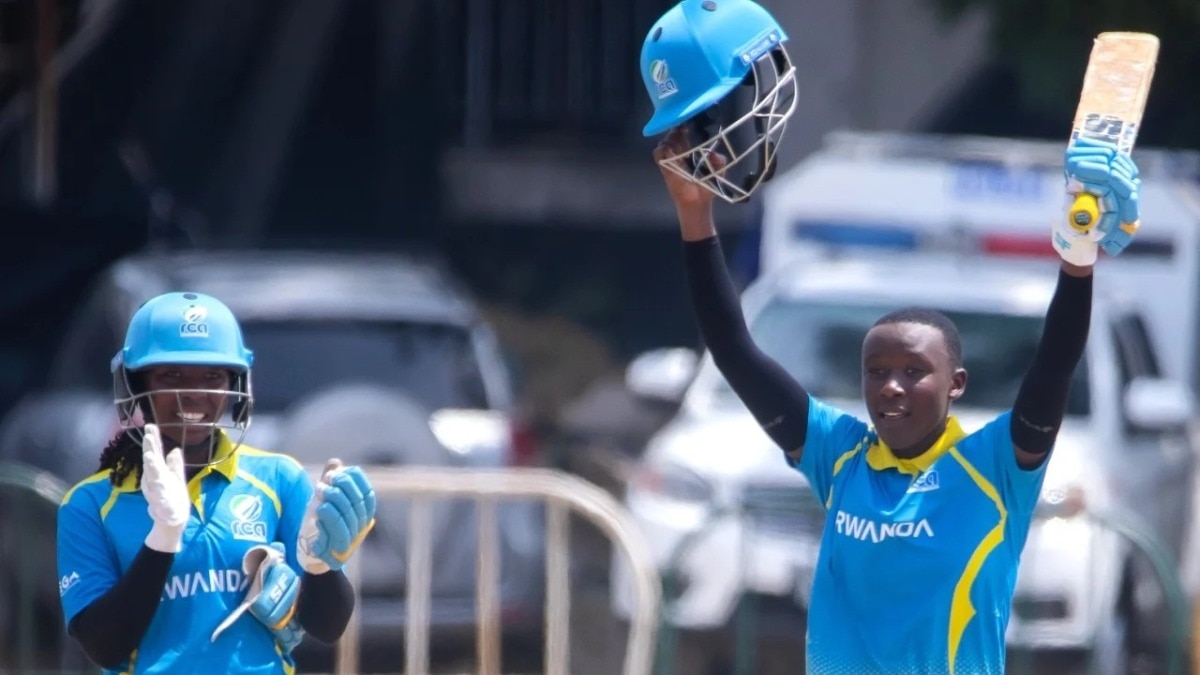 रवांडा की खिलाड़ी ने डेब्यू पर ऐतिहासिक शतक लगाया. (Photo: Nigeria Cricket Federation) 