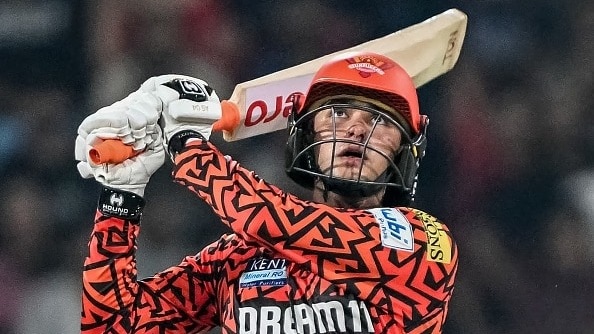 Sunrisers Hyderabad's star opener Abhishek Sharma in this frame. (Getty)