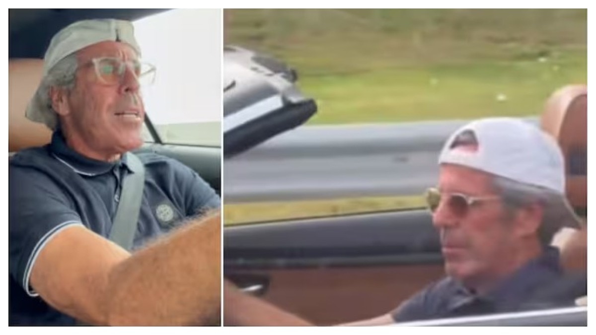 सोशल मीडिया पर इन दिनों जेफ्री एपस्टीन से जुड़े कई वीडियो वायरल हो रहे हैं (Photos: Palm Beach Pete/X)