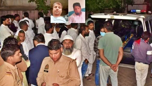 मेरठ के गांव में दो भाइयों की हत्या के बाद तनाव (Photo- Screengrab)