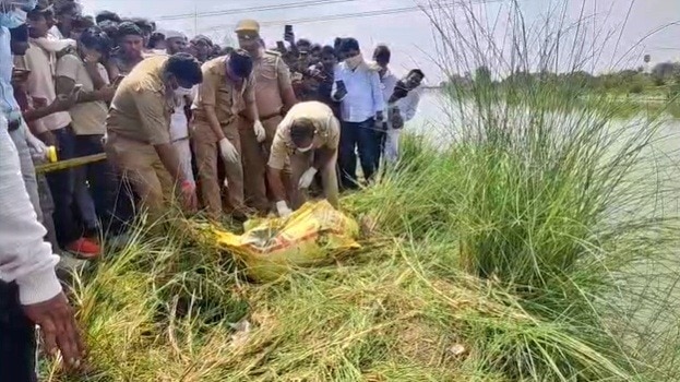 प्रतापगढ़ में बोरे में मिली थी पूर्व प्रधान की लाश (Photo- Screengrab) 