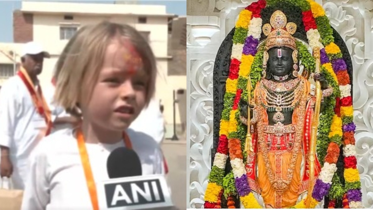 जर्मनी से आया नन्हा राम भक्त हुआ वायरल, अयोध्या में रामलला के दर्शन कर जीता दिल
