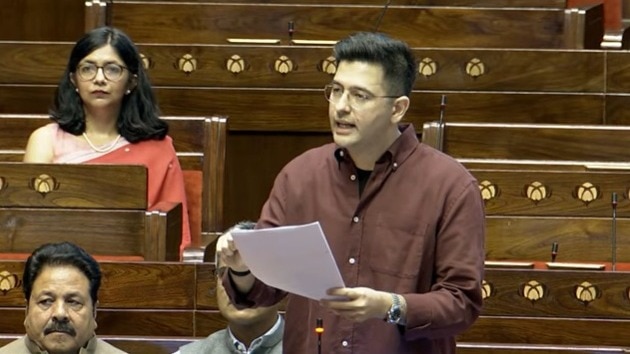 राघव चड्ढा ने शून्यकाल के दौरान उठाया डेटा का मुद्दा (Photo: Screengrab) 