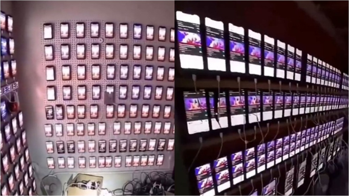 डिवाइस के जरिए एक ही कंटेंट को बार-बार प्ले कराया जाता था (Photo:X/@DerrickEvans4WV)