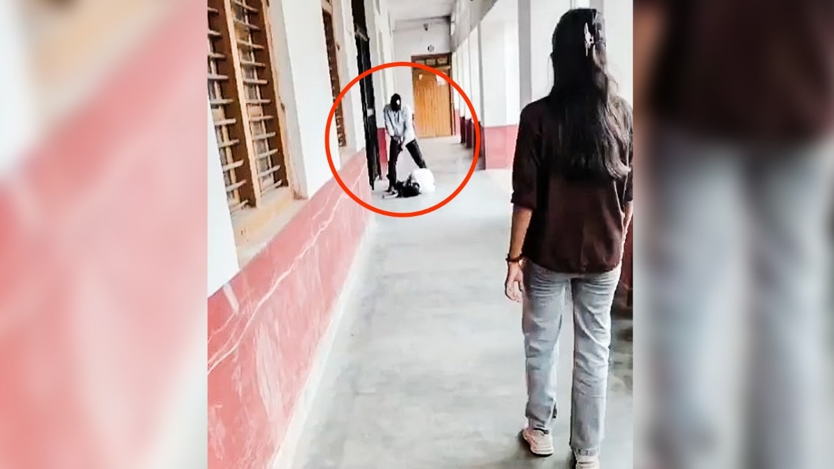 कॉलेज के अंदर छात्र की हत्या को बिल्कुल सामने से देखने वाली शिवानी सिंह अब सामने आई हैं (Photo: Screengrab)