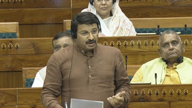 Manoj Tiwari, Lok Sabha, Parliament Budget Session