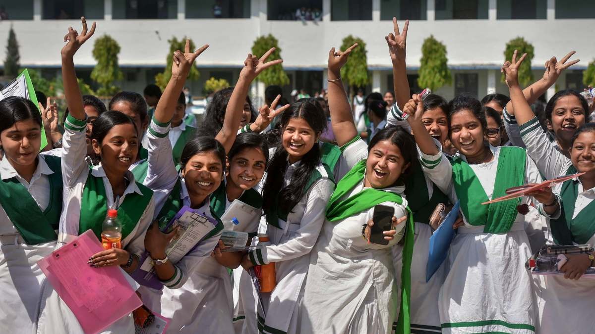 Happy Girls Students