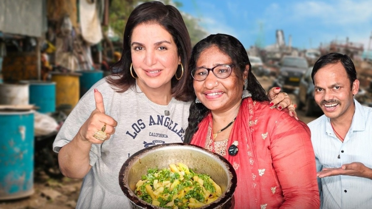 शाहिदा अंसारी से मिली फराह खान (Photo: Screengrab)