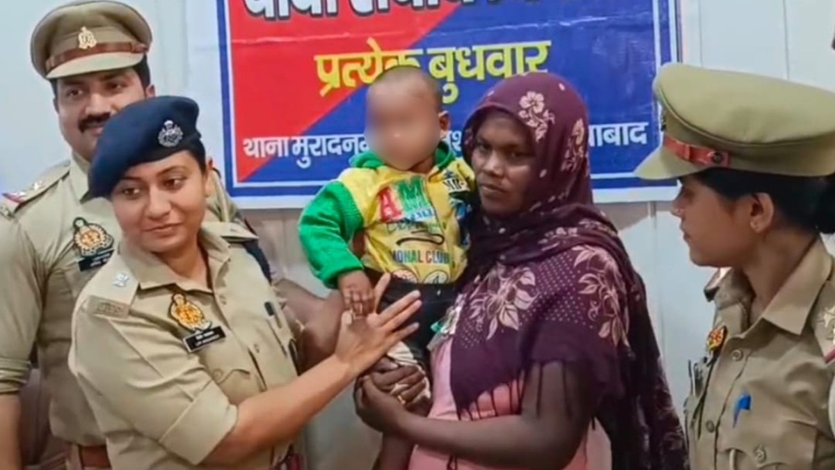 आरोपी लखनऊ भागने की फिराक में थी.(Photo: Mayank Gaur/ITG)